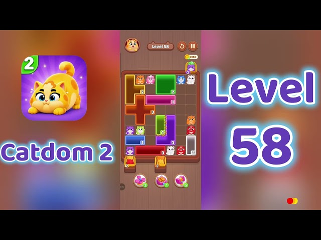 Catdom 2 Level 58 walkthrough 🐱 | SolutionGuruji