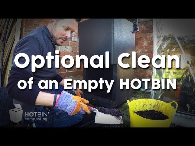 Optional Clean if Your HOTBIN Composter is Empty
