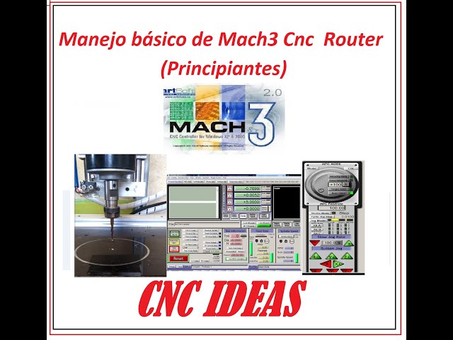 Basic Operation of Mach3 Cnc Router (Beginners)
