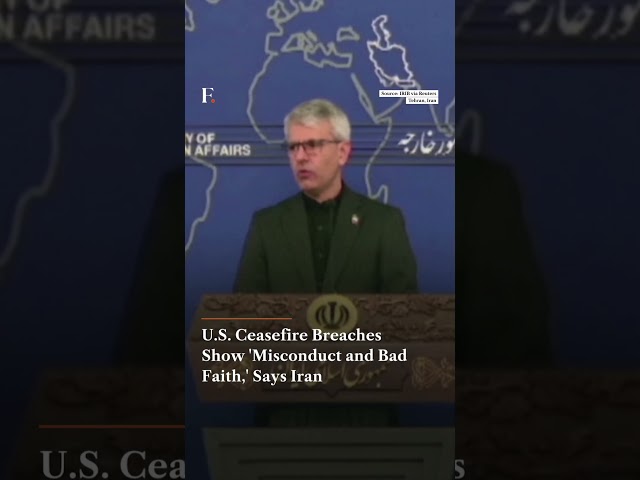 U S  Ceasefire Breaches Show 'Misconduct and Bad Faith,' Says Iran