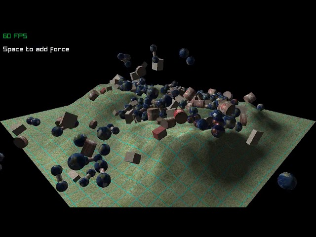 improving my work with ODE and Raylib