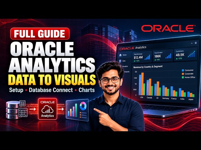 Oracle Analytics Cloud & Data Visualization Tutorial: Desktop Setup, DB Connect & Visuals