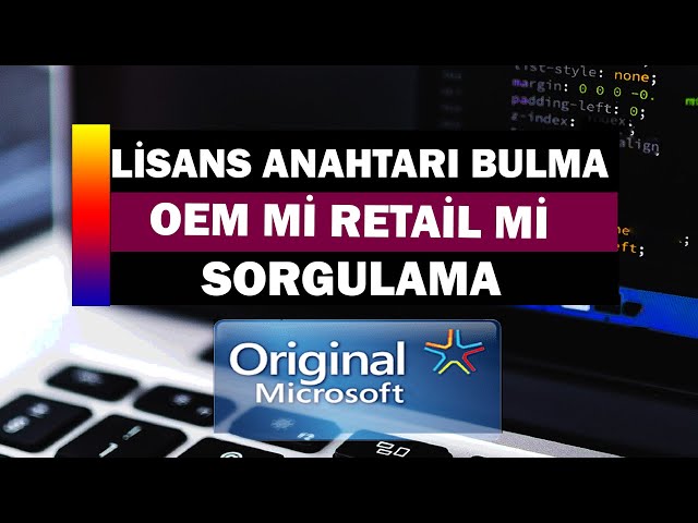 Finding Your Windows License Key | OEM or RETAIL Inquiry