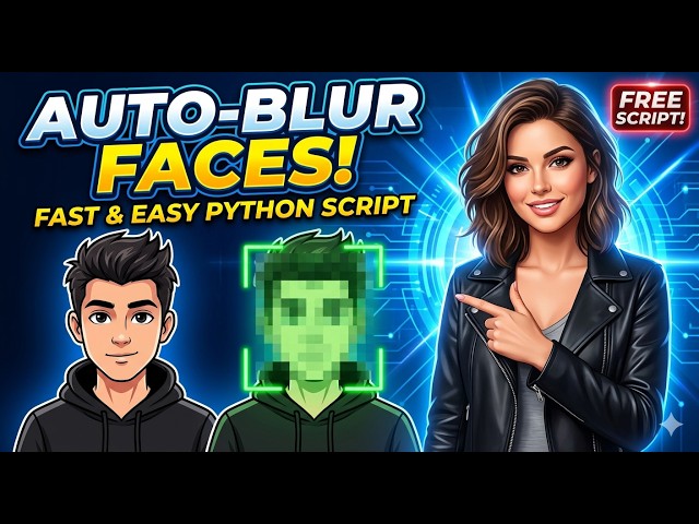 BUILD YOUR OWN PRIVACY FACE BLURRING AI: Auto-Blur Faces in Videos & Photos with Python