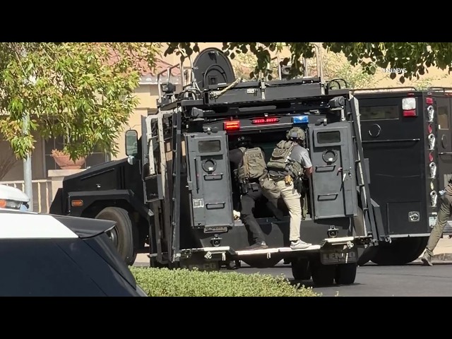 Shots Fired at SWAT During Standoff in Glendale Caught on Tape; Sergeant Briefing on Camera