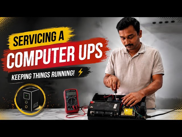 🔧 Servicing a Computer UPS | Daily Repair Vlog