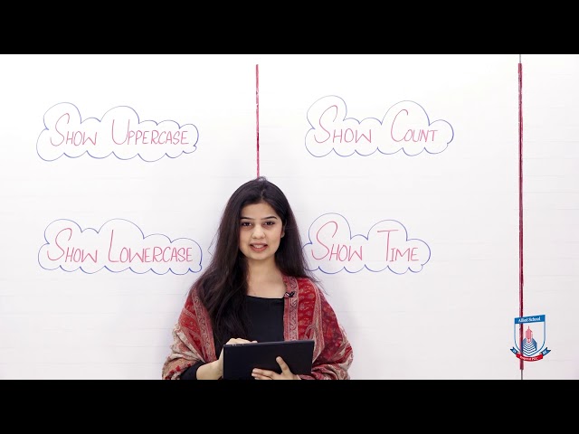 Class 5 - Computer Studies - Chapter 5 - Lecture 2 - SHOW command - Allied Schools