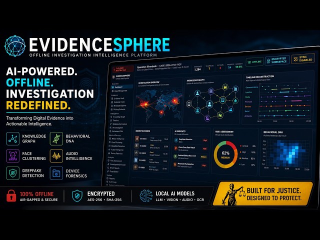 EvidenceSphere | AI-Powered Offline Digital Forensics Investigation Platform