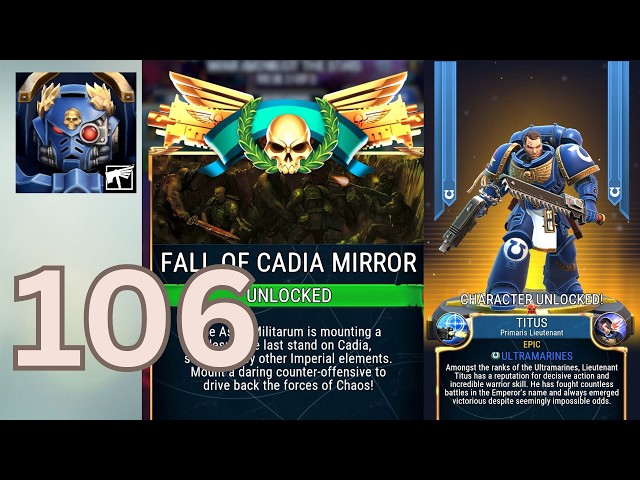 Warhammer 40,000: Tacticus - Gameplay Part 106 - Thaddeus/Titus unlocked (War Amongst the Stars)