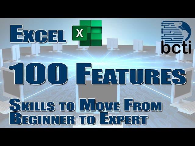 Microsoft Excel - Top 100 Features - Beginner to Advanced