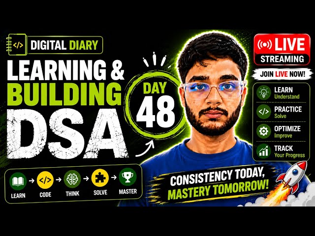 Day 48 DSA Learning | Problem Solving Using Python