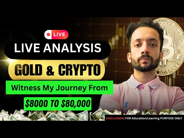 Live Market Learning |Crypto , Bitcoin & GOLD  Live Trading Analysis 21 JAn 2026