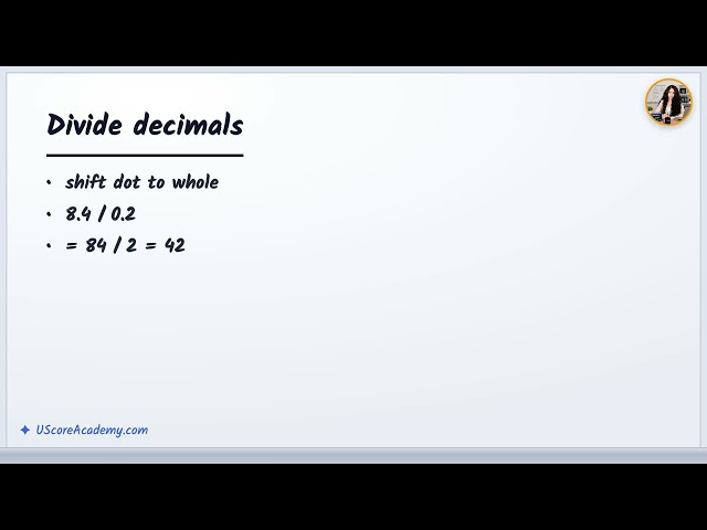 Operations with Decimals | Grade 6 Math | UScore Academy