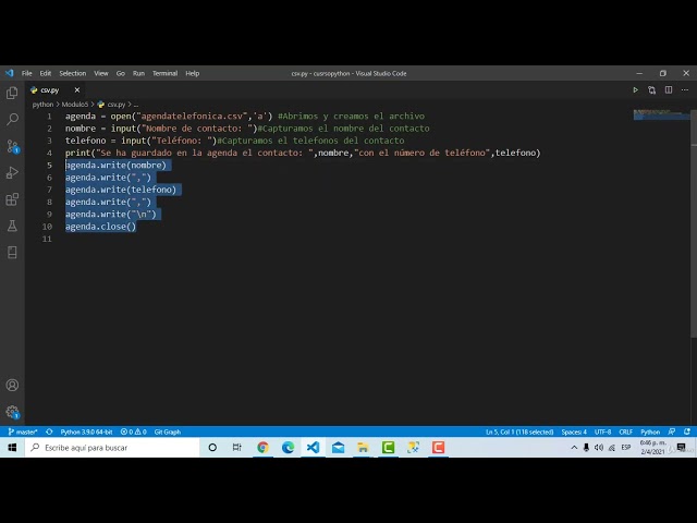 64 Creación de Archivos CSV en Python Almacenamiento de Datos de Forma Eficiente 📁