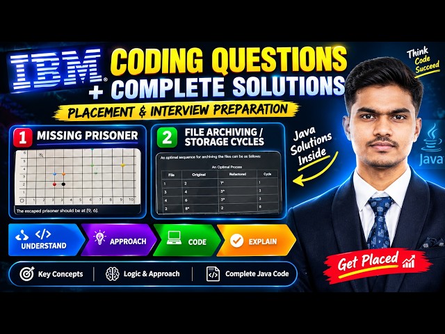 Crack IBM Coding Round 2027: 2 Real Problems & Java Solutions