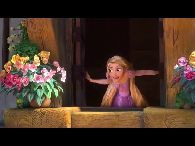 Rapunzel and pascal# hide and seek