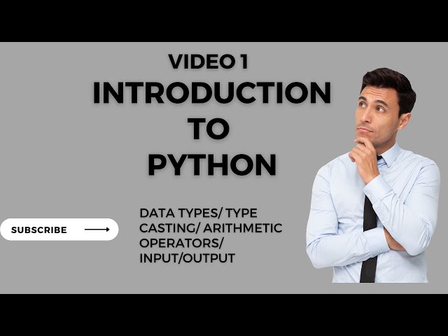 Python Programming for Beginners - A Comprehensive Introduction