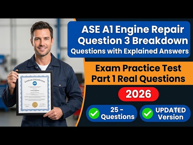 ASE A1 Engine Repair Question 3 Breakdown: Master the Mechanics Fast
