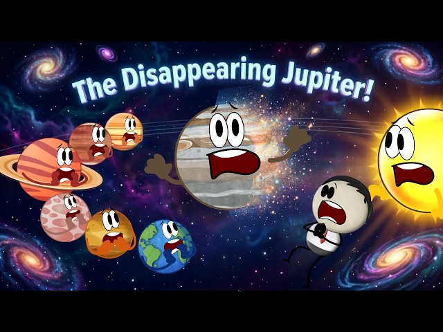 The Disappearing Jupiter! | #aumsum #kids #science