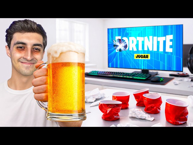 Jugué Fortnite BORRACHO y Aprendí Esto...