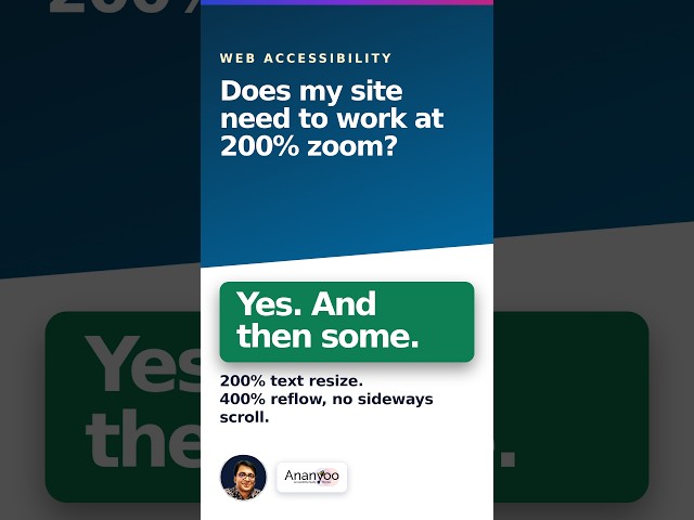 Does my site need to work at 200 percent zoom?