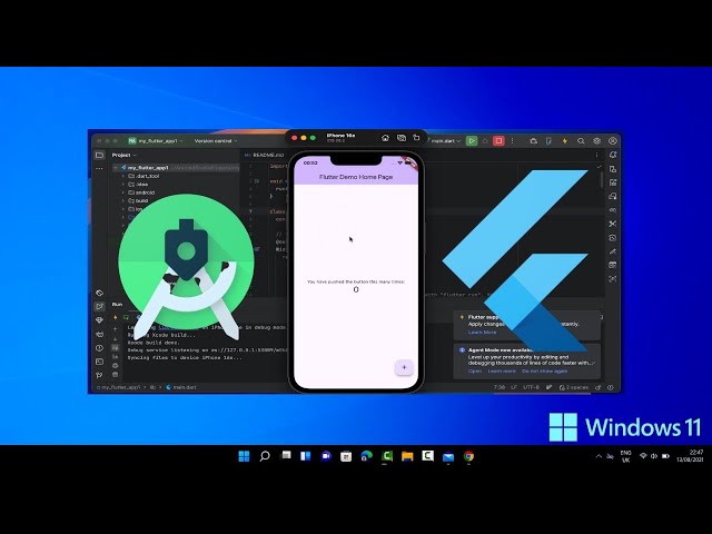 How to Install Flutter on Windows 11 | Android Studio + Setup Flutter with Android Emulator