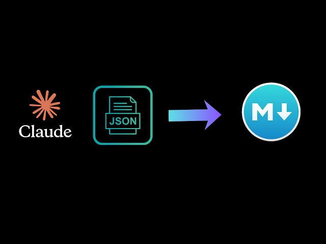 Convert Claude JSON to Markdown Easily