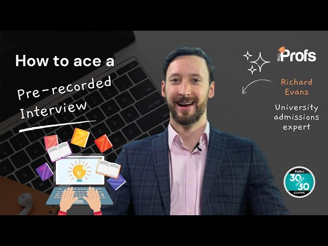 HOW TO ACE A KIRA TALENT PRE-RECORDED INTERVIEW