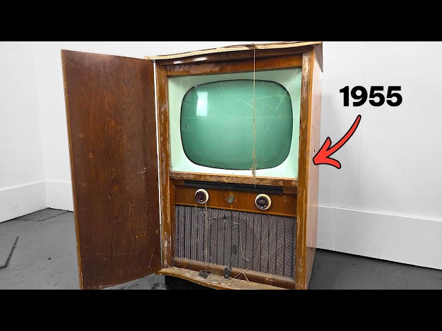 I Restored a 1950's Bush Radio TUG-59 TV