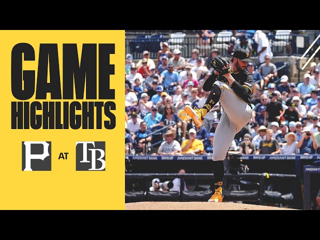 Paul Skenes Throws 6 Strikeouts in Win | Pirates vs. Rays Highlights (4/2/25)