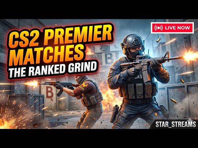 🔴 LIVE: Solo Queue Survival in CS2 Premier Matches 🌟⭐️💫