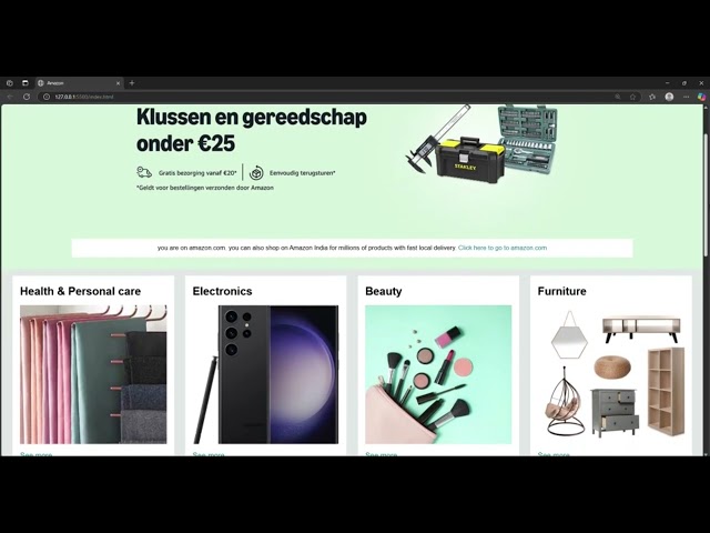 How to make Amazon clone by using html and CSS