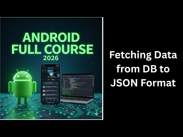(236) Fetching Data from DB to JSON Format | Android Room Database Tutorial