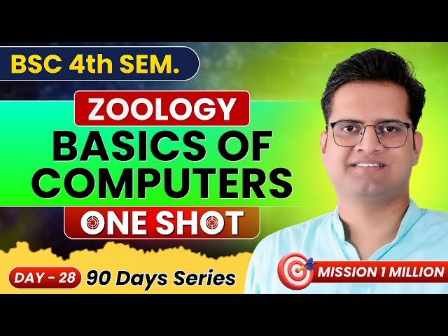 Basics Of Computers!B.Sc 4th Semester Zoology Classes!Be DKDian