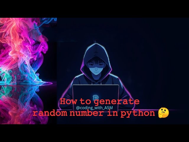 Generating Random numbers in Python .