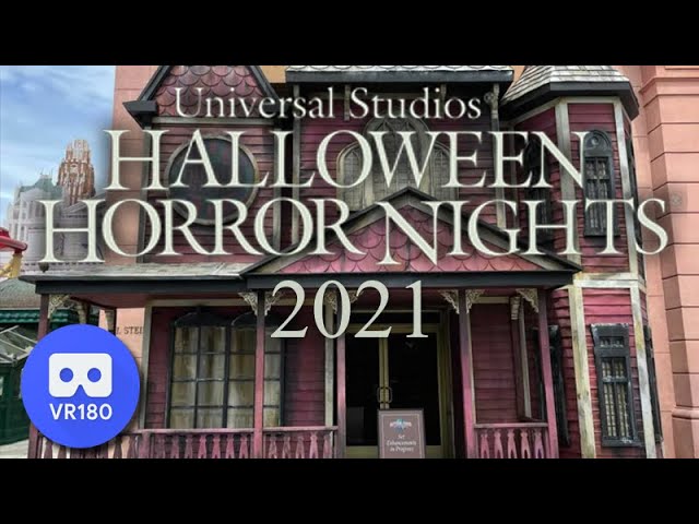 Universal Studios Orlando Halloween Horror Nights (HHN) 2021 30th Anniversary Tribute Store VR180