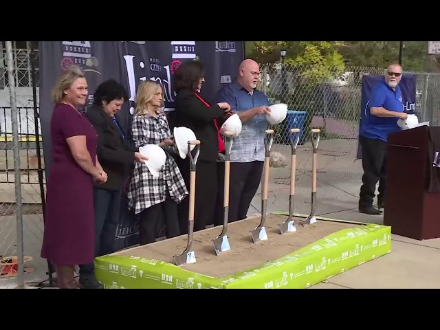 Groundbreaking for the Linden Mills Rehabilitation and Restoration Redevelopment Project