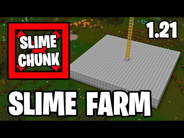 How to Build a Slime Farm 1.21 Minecraft Java