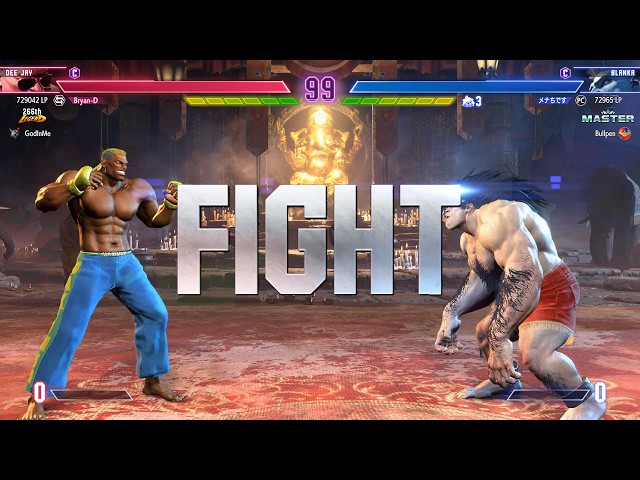 SF6 🔥 MENARD (Blanka) Vs BRYAN D (Dee Jay)🔥Street Fighter High Level Matches!