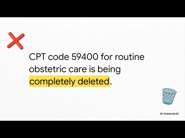 OB/GYN Coding Changes 2027 | Maternity Care Coding Explained