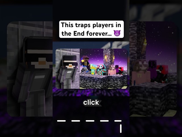Permanently trapping players in the End…