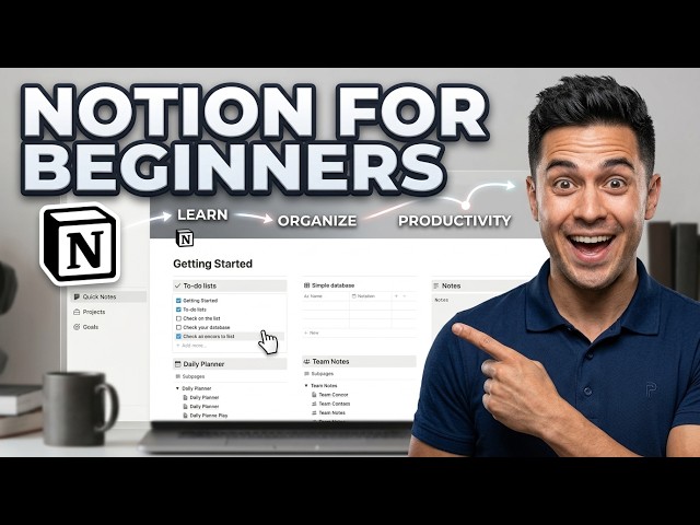 Notion Tutorial For Beginners [Quick Start]