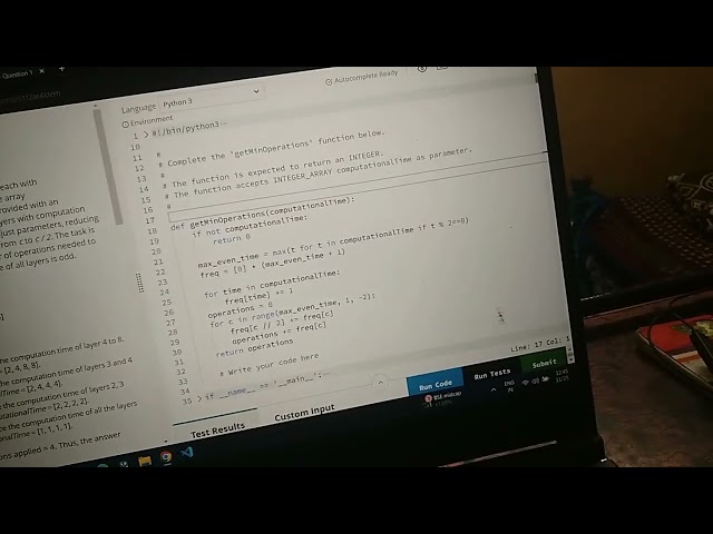 IBM Coding Assessment Test | First Round of Assessment