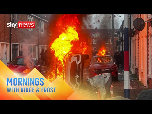 Chaos in Belfast after protests sparked by Monday's knife attack | Mornings with Ridge and Frost