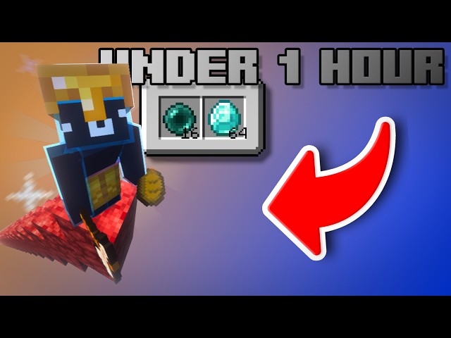 The Simplest Way to Speedrun Minecraft in Under 1 Hour