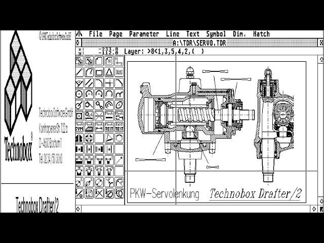 ATARI ST Technobox Drafter v2 07 SUCCESSOR OF Techno Box CAD Software GMBH SDI 1990 CAMPUS UTILITY T