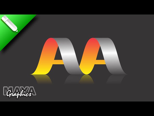 3D Typographic Logo Design in Coreldraw | Media Logo Design | Maya Graphics #coreldraw #graphics