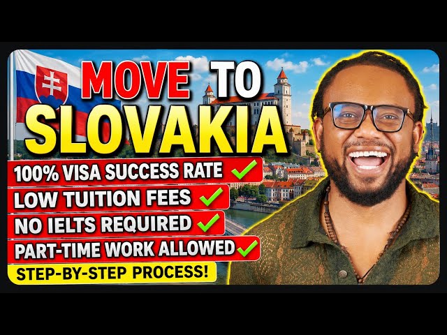 How to Move to Slovakia in 2026 🇸🇰 | Student Visa, Work, Tuition & No IELTS?