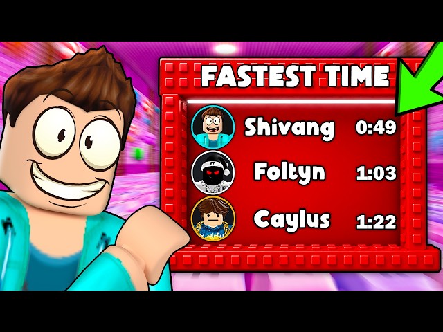 BREAKING THE WORLD RECORD IN +1 KEYBOARD ESCAPE ROBLOX !!