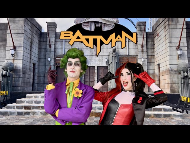 [4K] PARQUE WARNER  - ESPECTÁCULO BATMAN